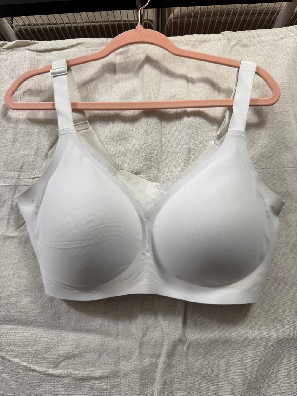 Everyday Comfort Wireless geli Cup Bra - White